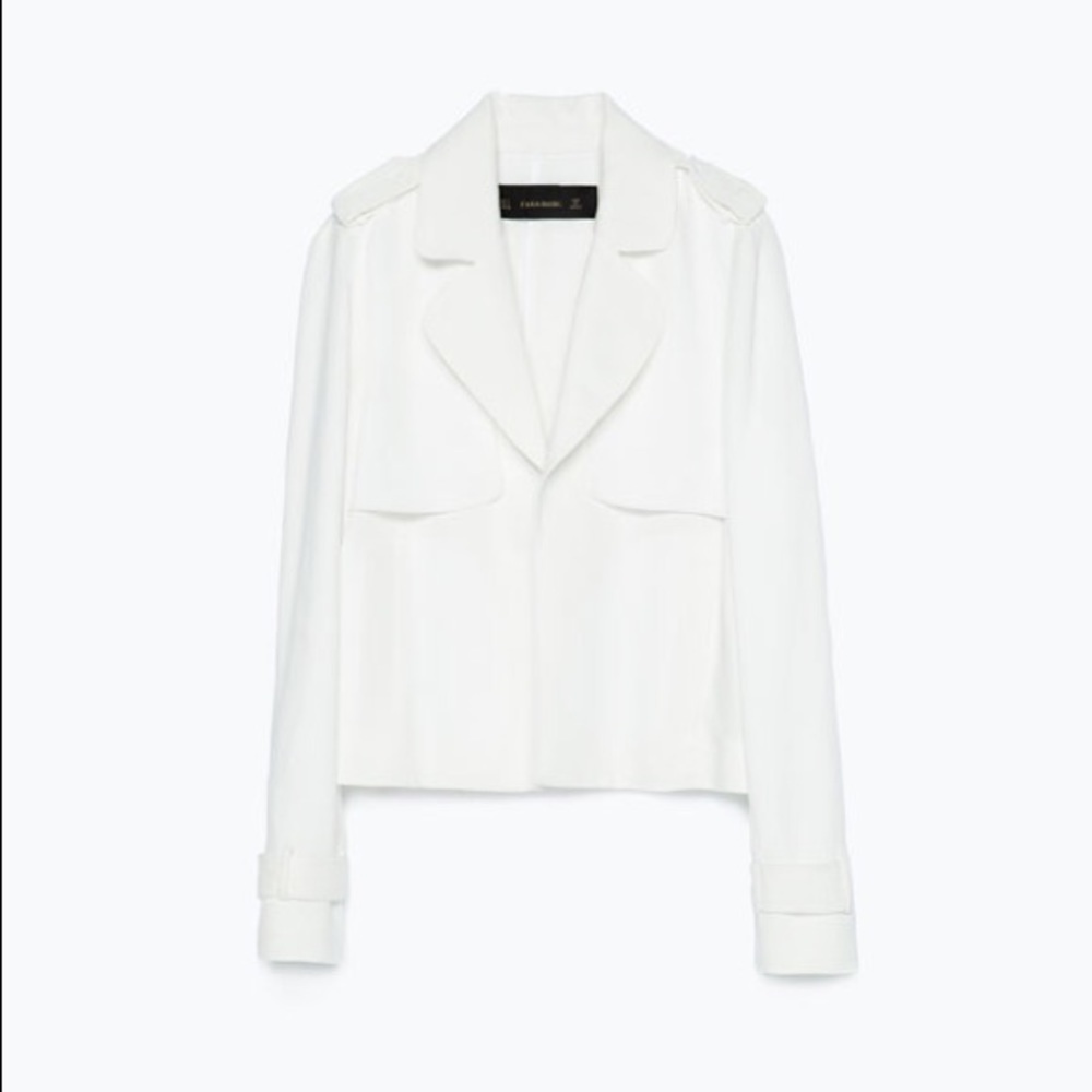 Cropped Trench Coat | Zara​